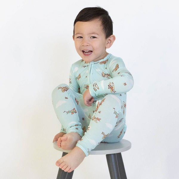 vintage-airplanes-bamboo-convertible-footie-bellabu-bear - Sophia's Style The "All in One-sie"-1